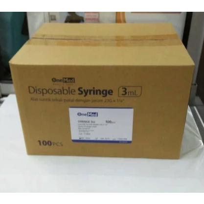 Ecer Spuit 3 cc Onemed/ Syringe 3cc onemed ecer
