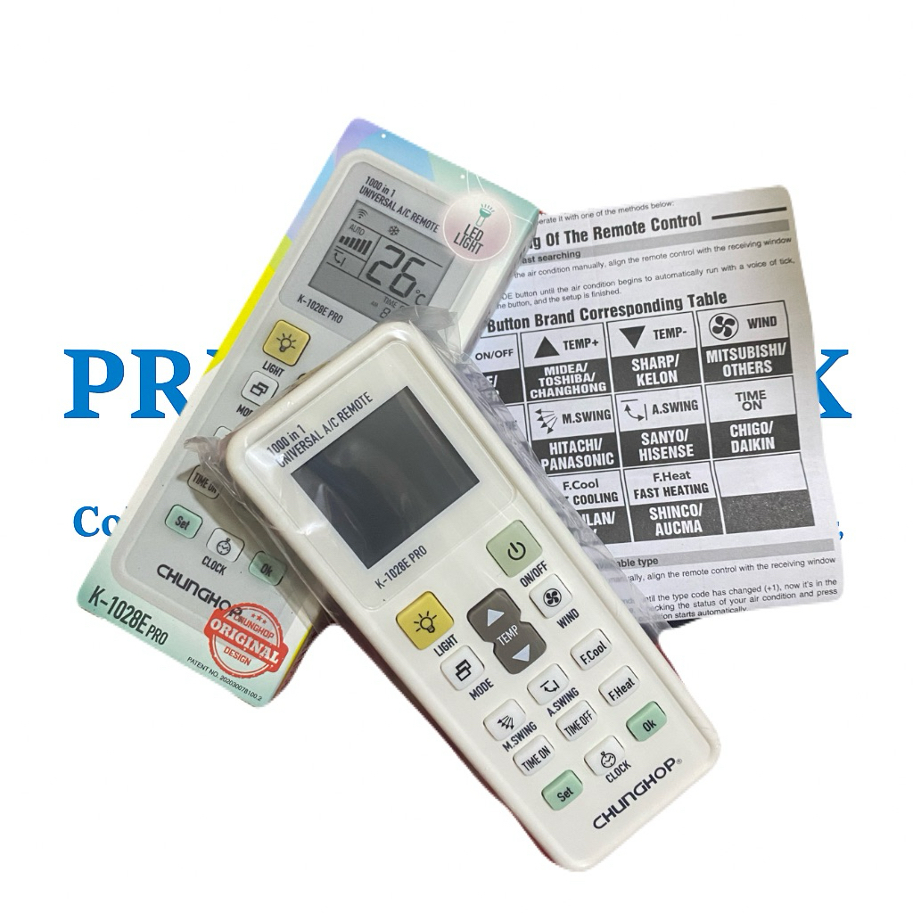 Remot AC Universal Merk CHUNGHOP