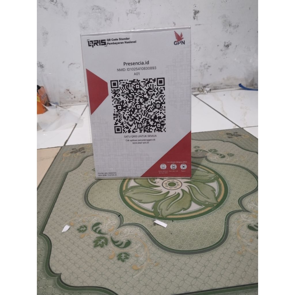 

STANDING AKRILIK / DISPLAY BROSUR / STAND QRIS /DISPLAY NOMOR MEJA