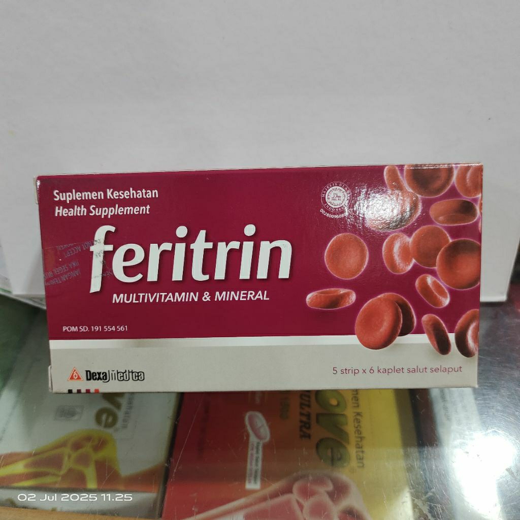 Feritrin harga per box isi 30tablet