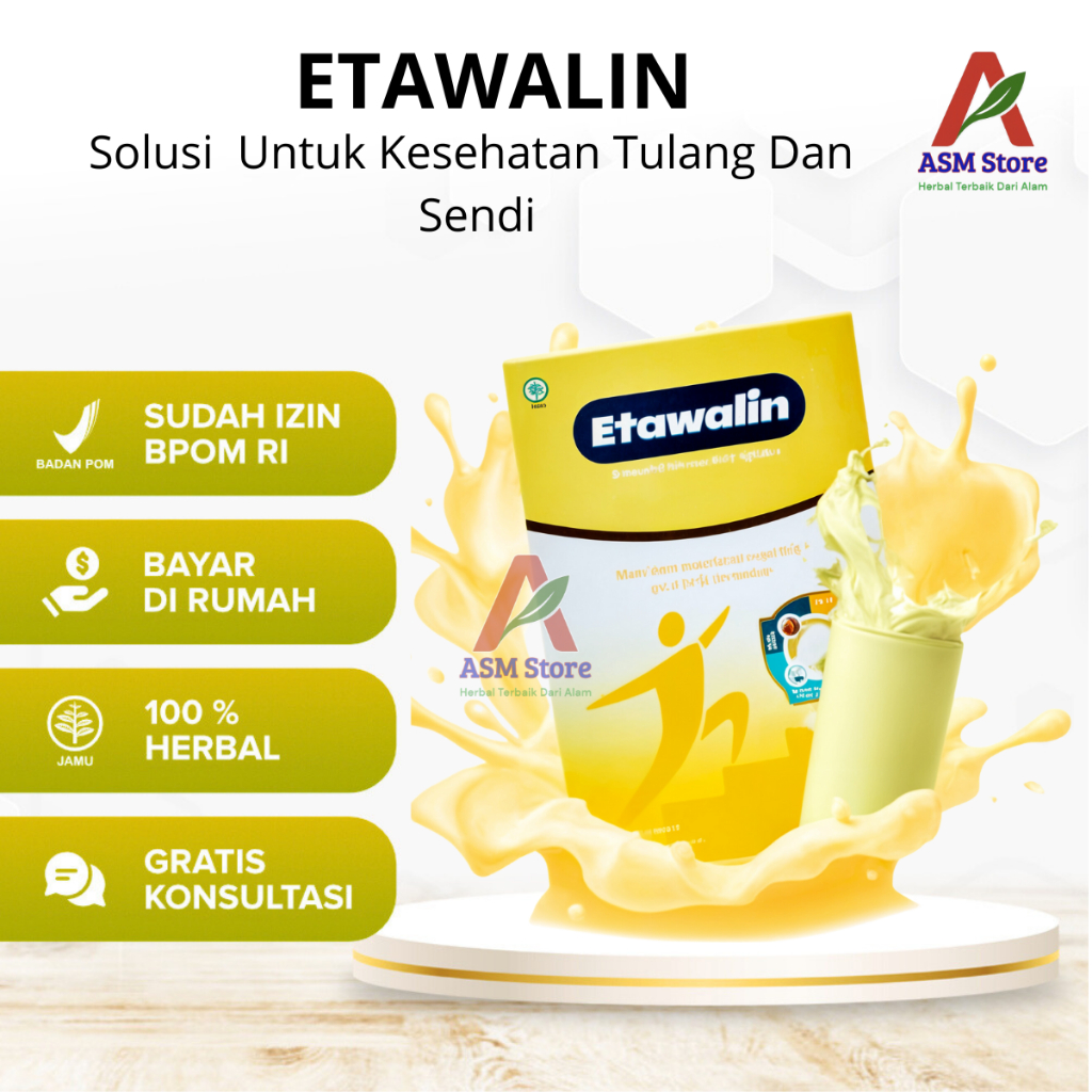 

Etawalin Susu Kambing Atasi Nyeri Sendi Dan Asam Urat Original 1 Box