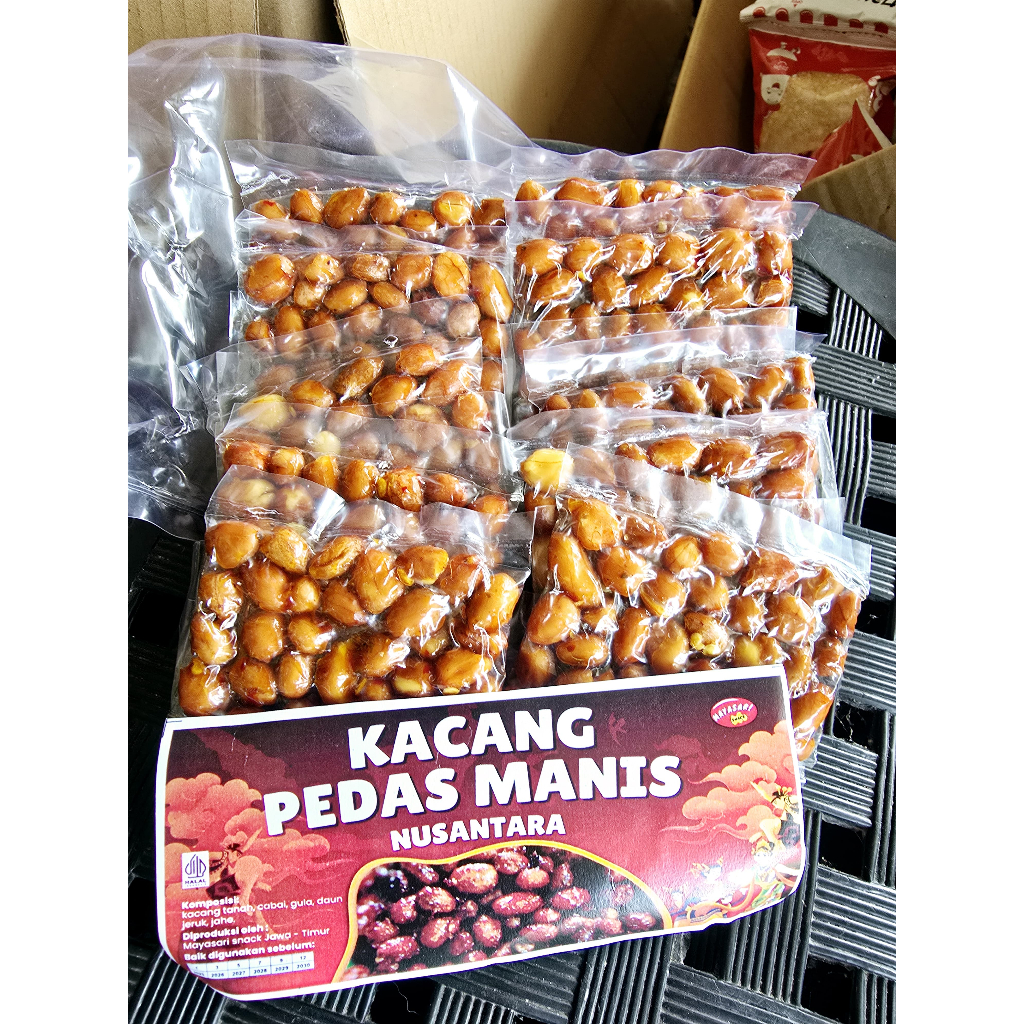

kacang tanah pedas manis 1pack isi 10pcs murah