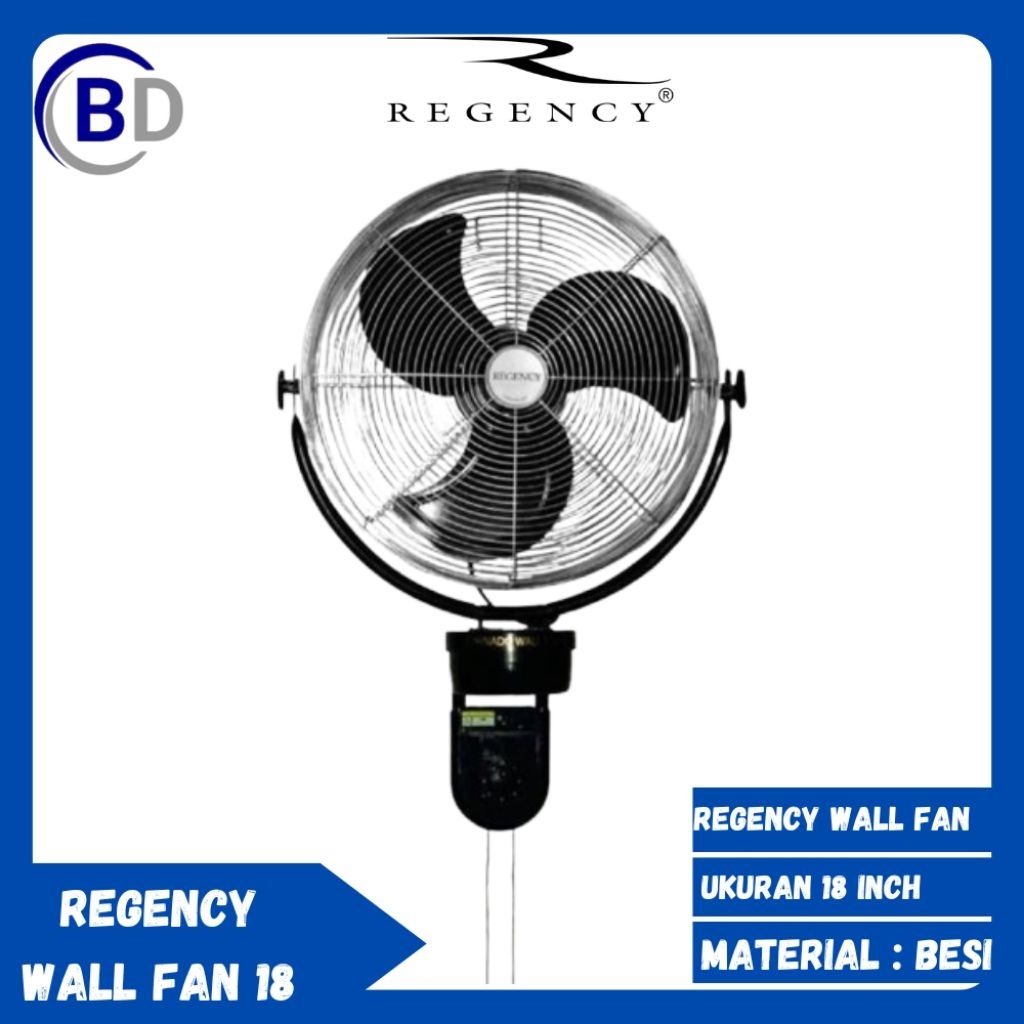 Kipas Regency Kipas Angin Dinding Tembok Wall Fan ZTW "12/"14/"16/"18"/"20 Inch