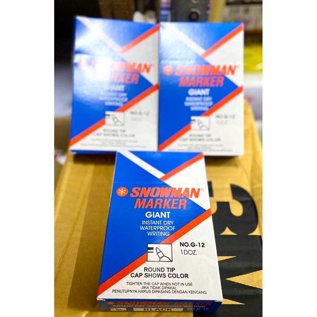 

spidol marker snowman permanent