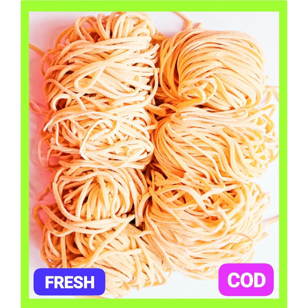 

MIE BASAH MENTAH 1 KG UNTUK BAKMI / MIE AYAM / MIE GACOAN / FRESH NOODLE/ MIE AYAM
