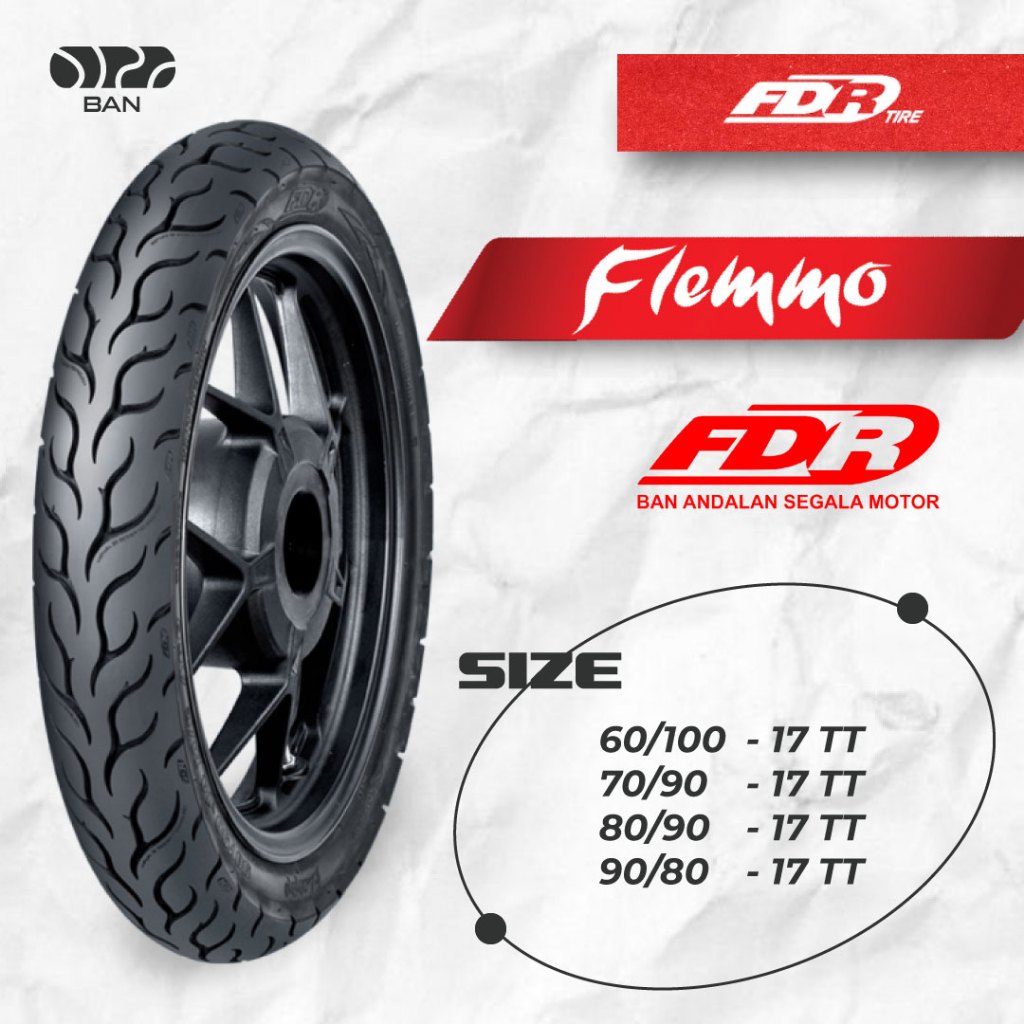 FDR Flemmo Ring 17 – Ban Motor Bebek TT (Tubetype)