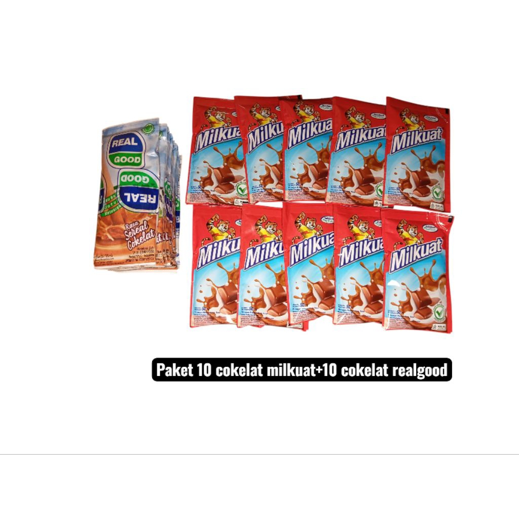 

paket 20 mix susu bantal Milkuat&realgood 50ml
