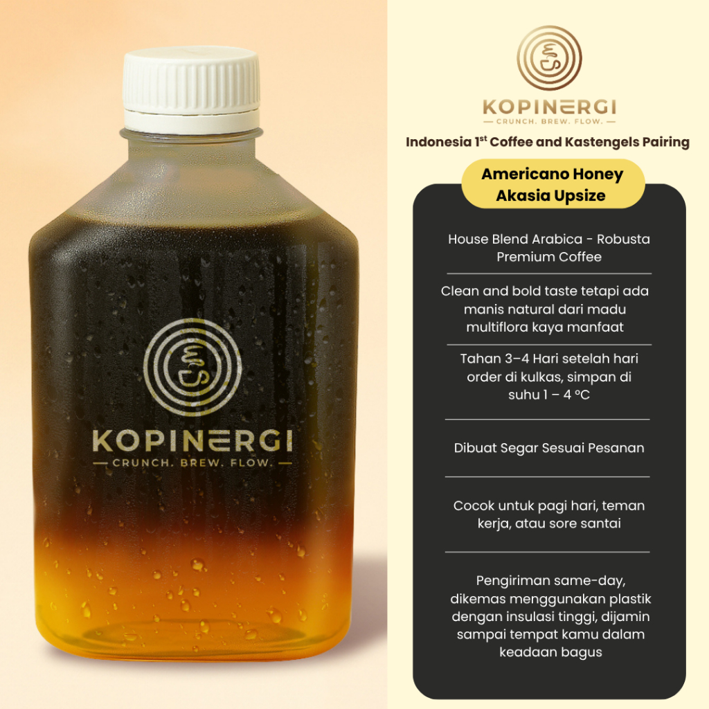

Kopinergi Americano Multiflora Honey Upsize