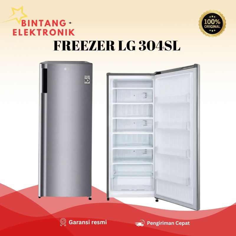 FREEZER LG 304SL -  hemat listrik, cepat dingin, garansi 10 tahun kompresor!!!