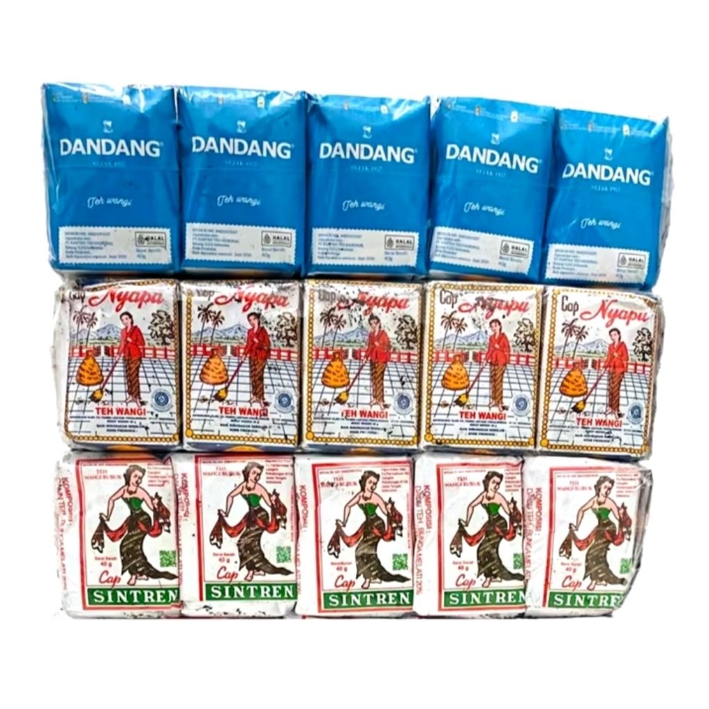 

Paket 3 Slop [Nyapu.Sintren.Dandang] Racikan Teh Khas Solo @40Gr Terlaris Murah Grosir