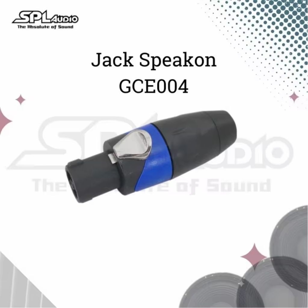 SPL Audio Jack Spikon Speaker Jek Speakon 4pin GCE 004 Original