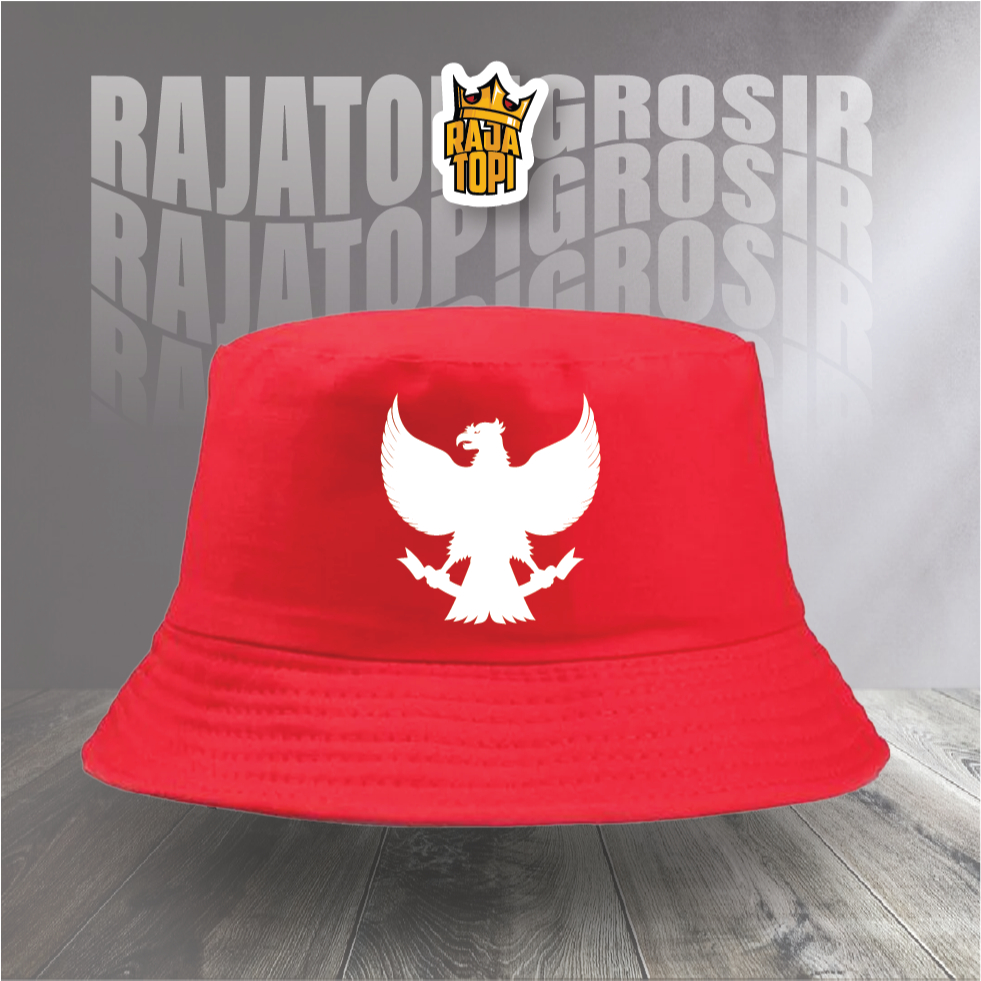 topi buckethat indonesia / topi indonesia / topi kemerdekaan 2