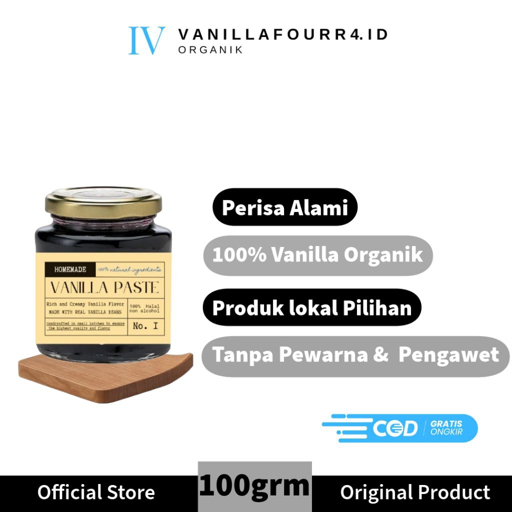 

Vanilla paste/pure premium gourmet homemade