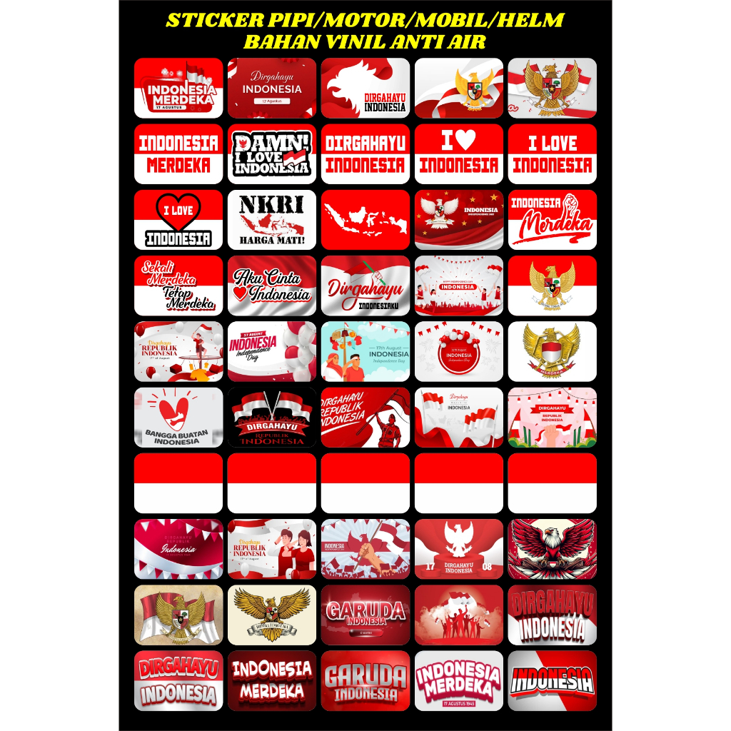 

STICKER PIPI AGUSTUS / STIKER MOTOR / STIKER TEMPELAN / STIKER ANTI AIR
