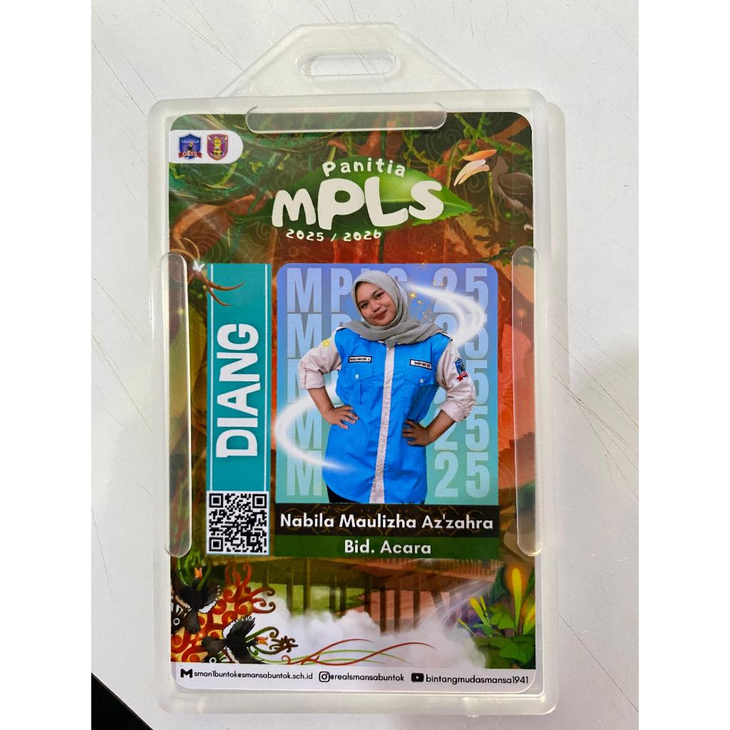 

Cetak Custom Tali Lanyard + ID Card + frame Full Color 2 Sisi Terbaik