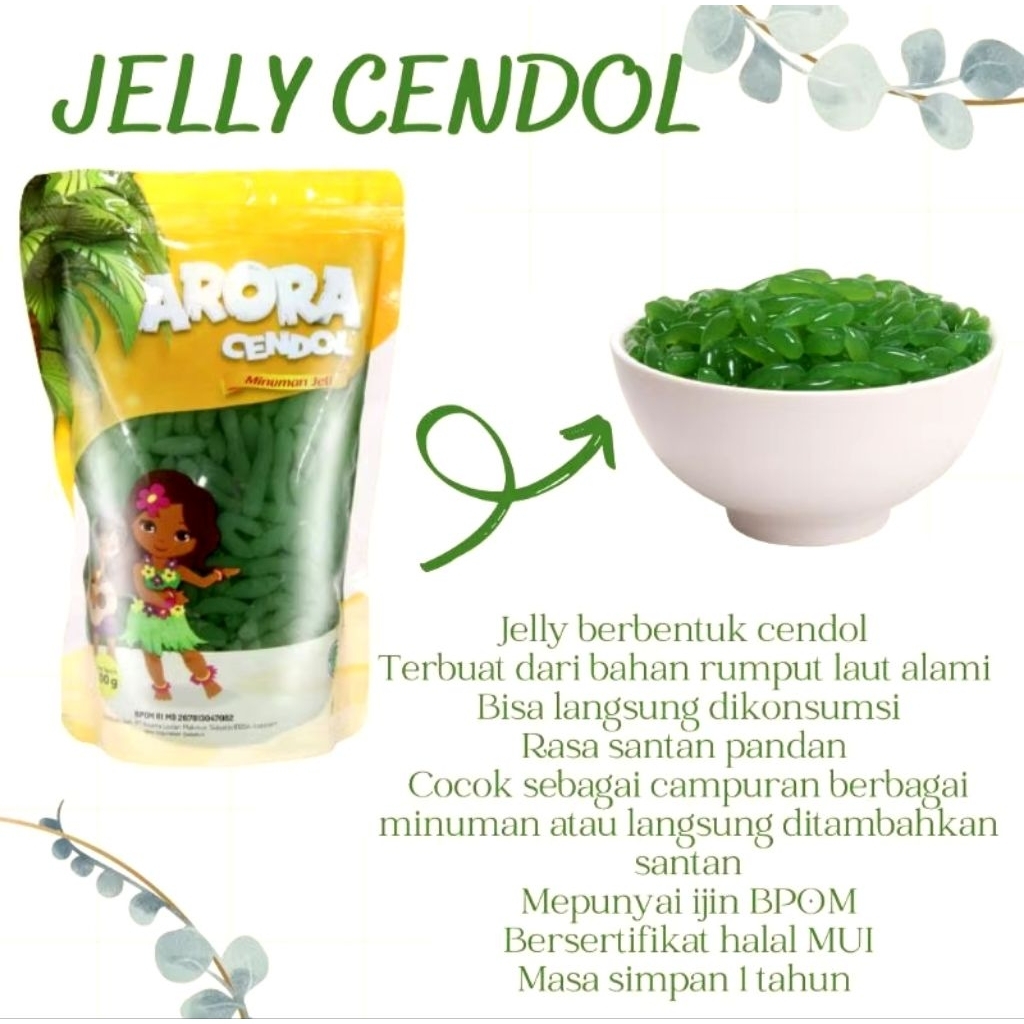 

Cendol Arora Kecebong Yoshinoyaa 500gram