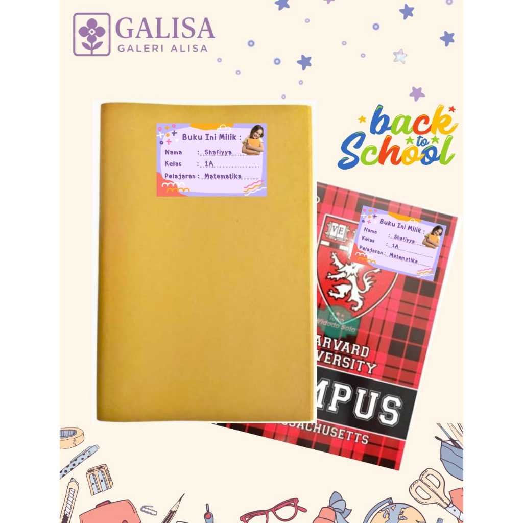 

Stiker Nama Buku 21 Pcs | Karakter Profesi | Custom Nama & Kelas