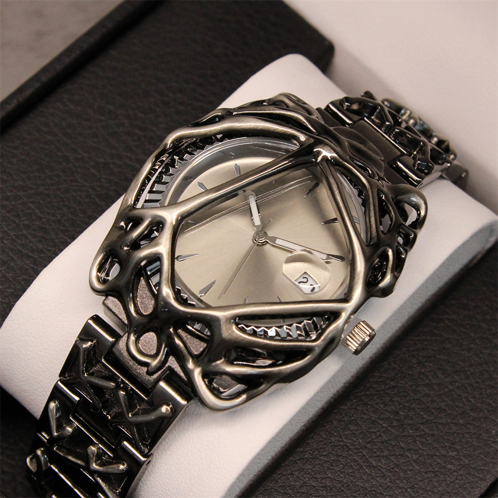 Jam tangan pria Fashion Retro Quartz Watch, Hadiah Tren