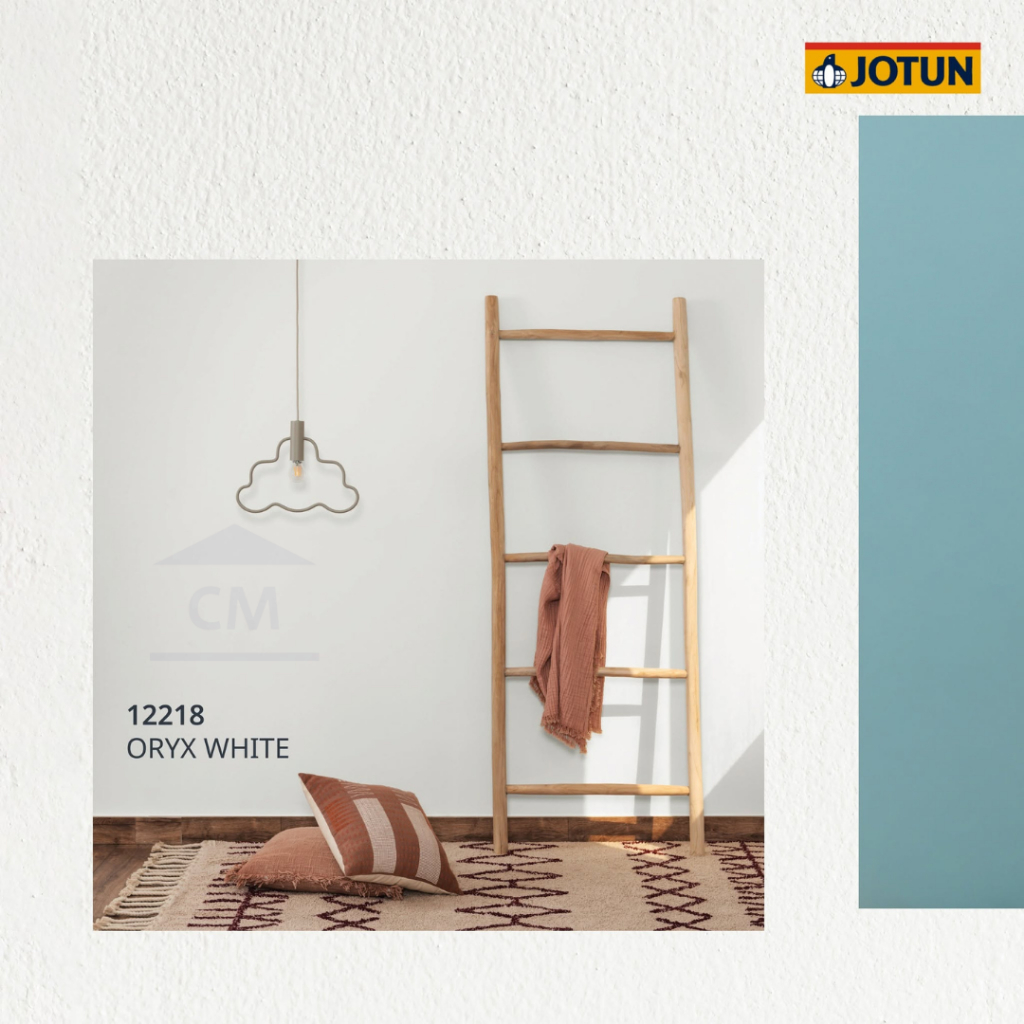 JOTUN 12218 ORYX WHITE (WARNA OFF WHITE JOTUN) Kemasan Galon - CAT TEMBOK EXTERIOR DAN INTERIOR JOTU
