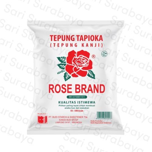 

Tepung Tapioka Rose Brand - 500 Gr