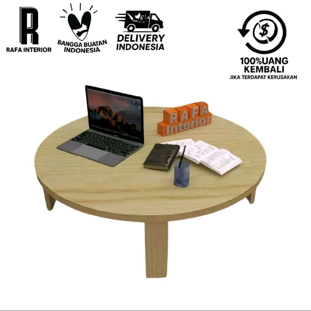 Meja Lesehan Jepang laptop/ Meja makan belajar tamu