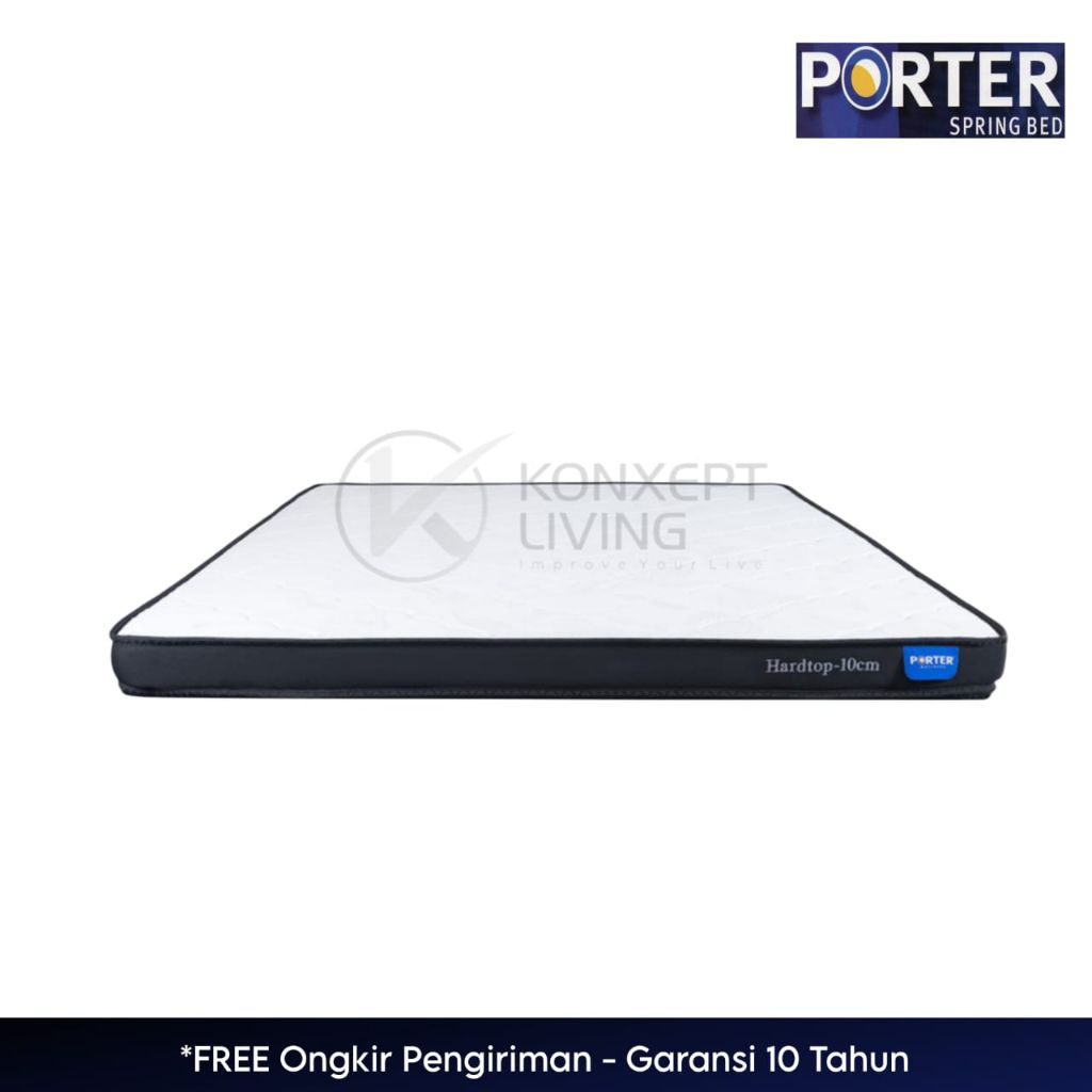 PORTER Topper Mattress Rebounded Topper Hardtop Tebal 10cm Lapisan Kasur