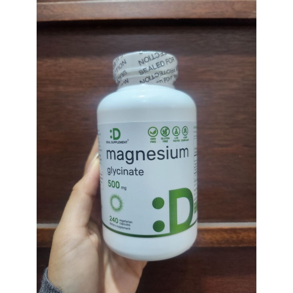 Deal Supplement Magnesium Glycinate 500mg 240 Capsules