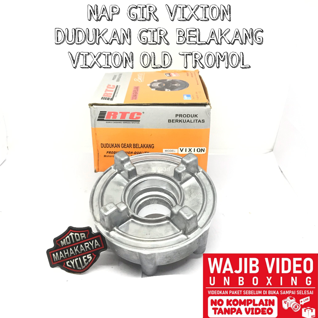 NAP GIR VIXION DUDUKAN GIR BELAKANG VIXION OLD TROMOL