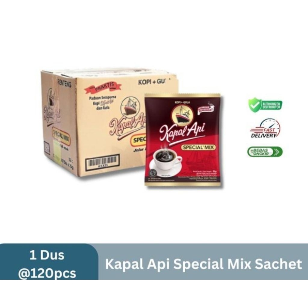 

Kapal Api Spesial Mix 1 Dus isi 12 Renceng