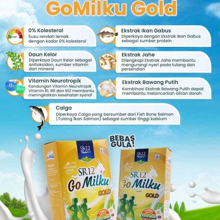 

Susu Kambing Etawa atasi sendi, tulang&imun tubuh, gomilku premium sr12