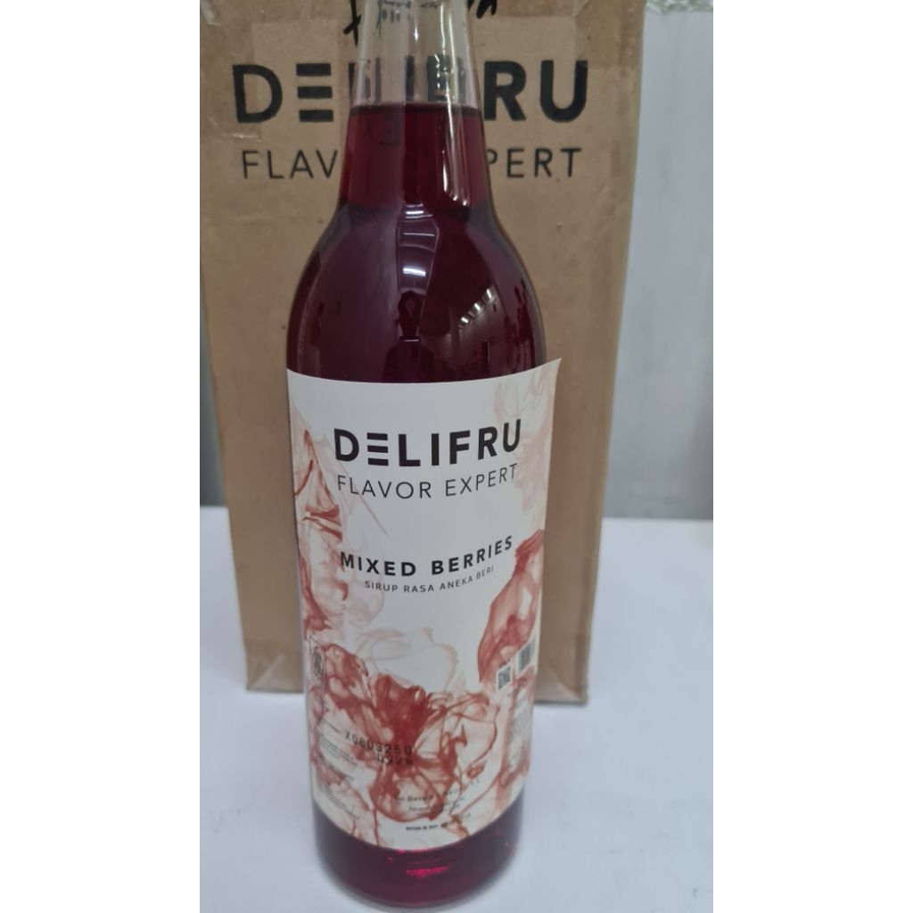 

Syrup DELIFRU Premium rasa mixed berries