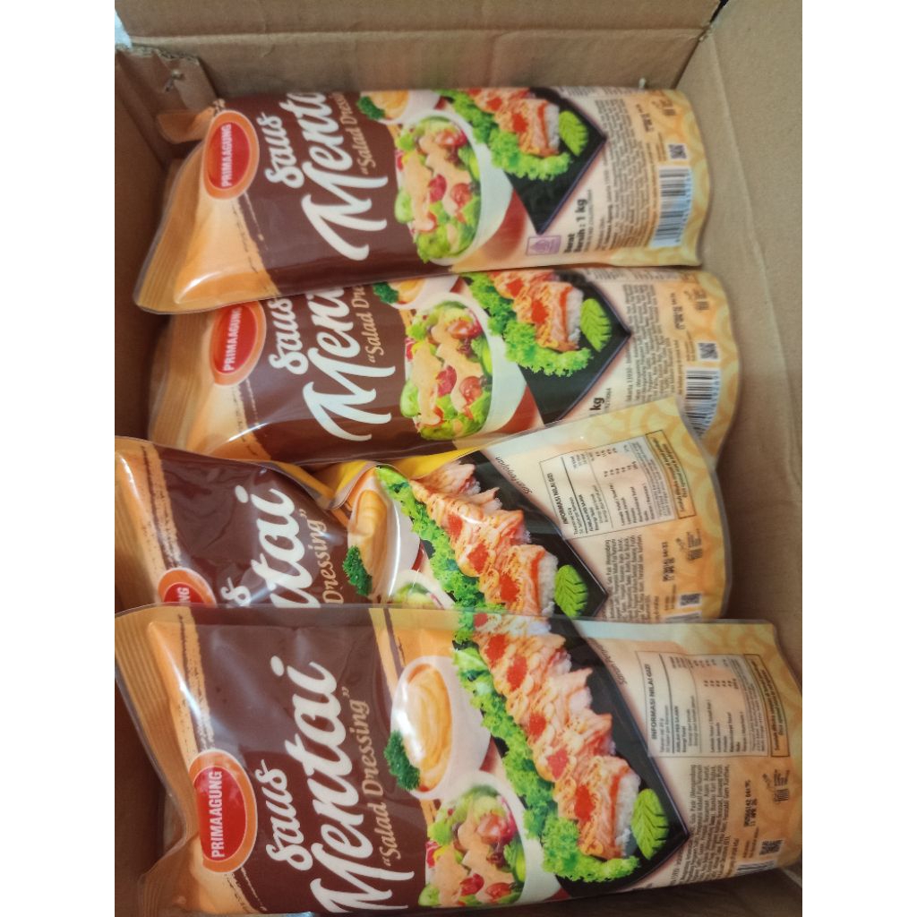 

Saus Mentai Prima Agung 1kg 1dus isi 20