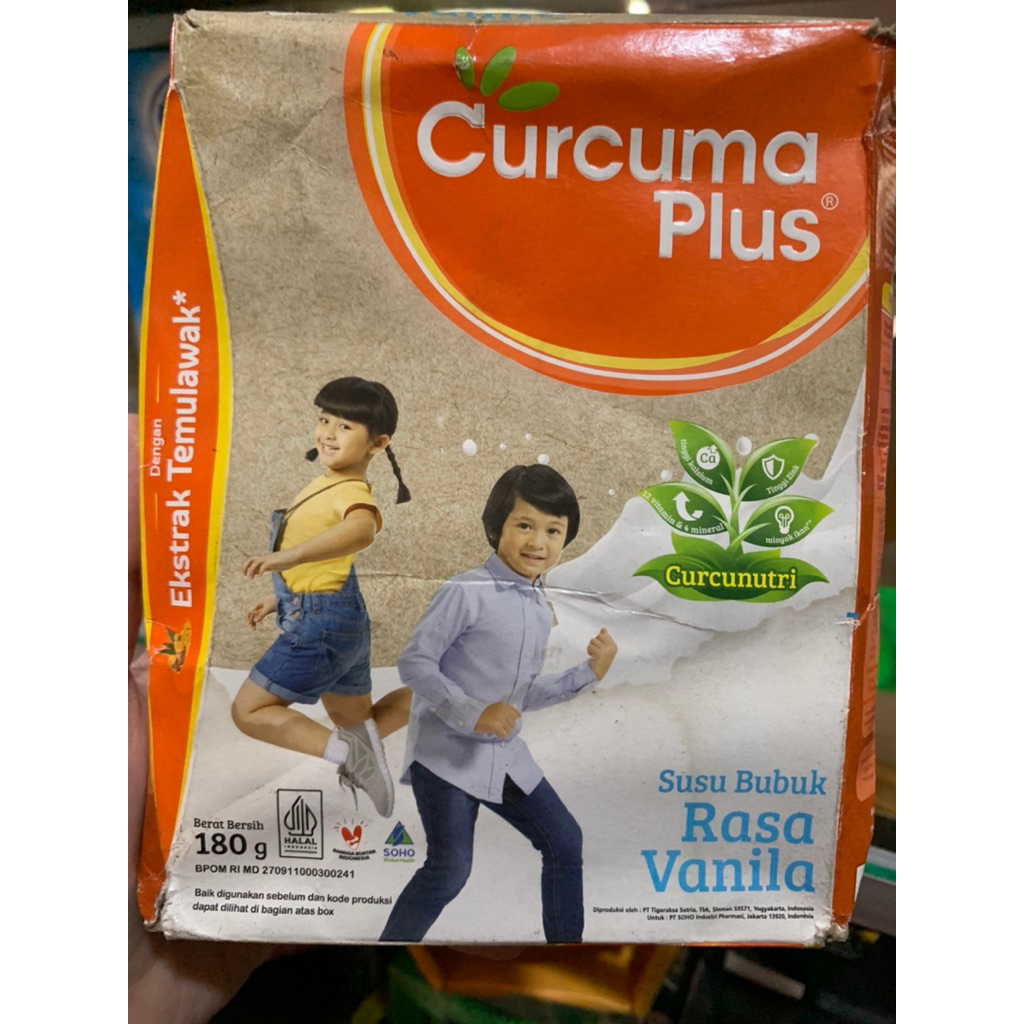 

Susu Bubuk (exp01.26) Cucurma Plus dengan Extra Temulawak Susu Bubuk Rasa Vanilla 180gr