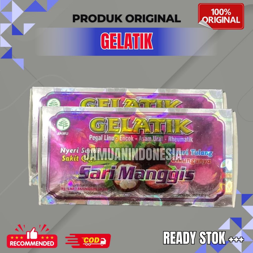 

Gelatik Sari Manggis Original Kapsul (Kotak)