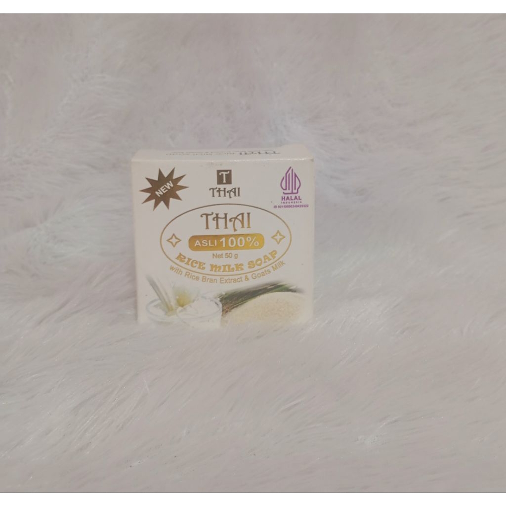 Thai Rice Milk Soap With Rice Bran Extract & Goats Milk