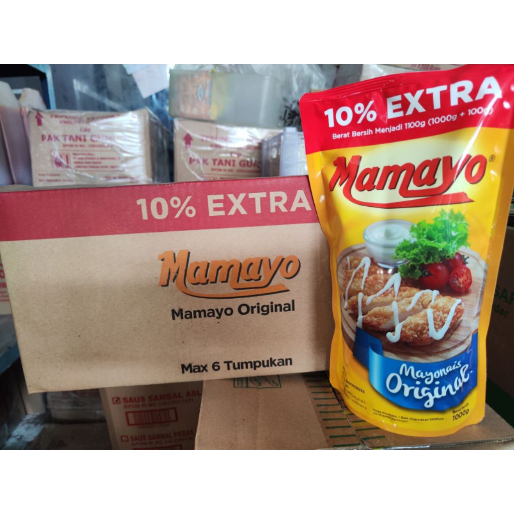 

MAMAYO MAYONAIS MAYONES ORIGINAL 1KG PER DUS ISI 12 PCS