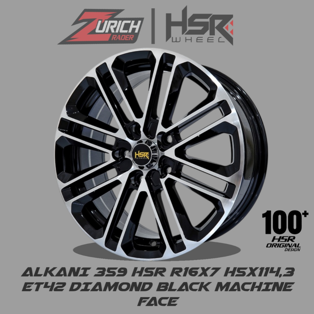 Velg Mobil Ring 16 Hsr Wheel Alkani Pelek R16 Luxio Taruna Stream Apv Grandmax Cortez Ertiga