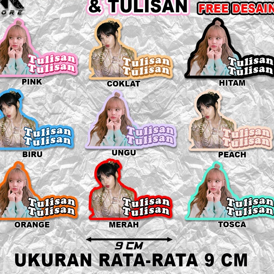 

Stiker Foto dan Tulisan (MINIMAL ORDER 2 PCS) | stiker aksesoris | sticker custom