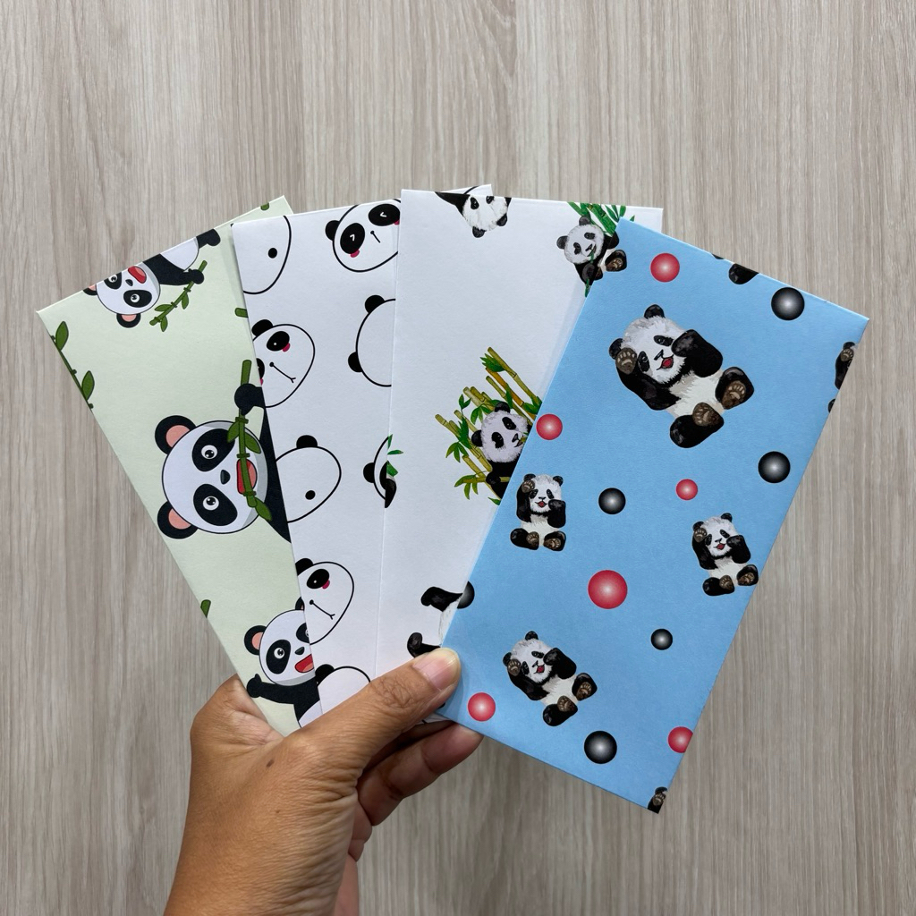 

Amplop Panjang Aesthetic Motif Panda Series Dengan Warna Warni Cerah