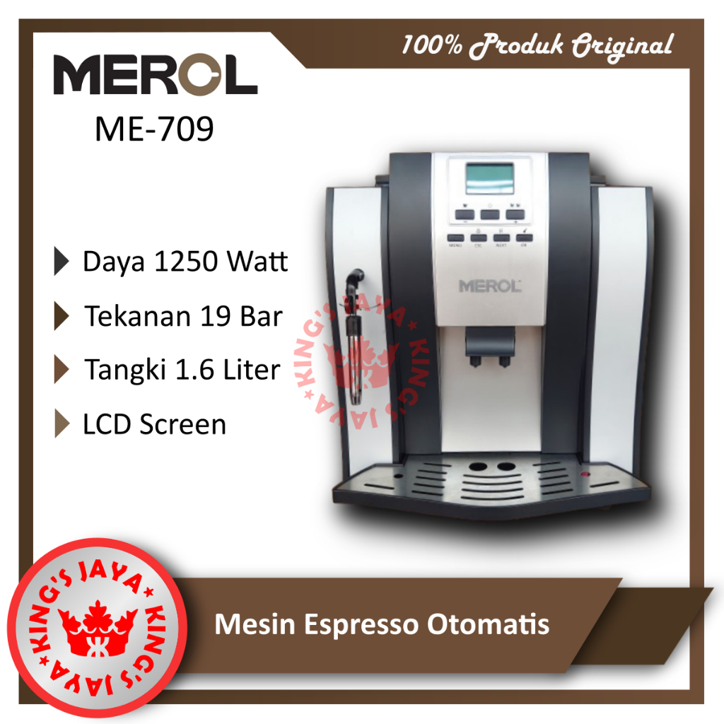 Mesin Kopi Espresso MEROL 709 Espresso Coffee Maker ME 709 ME709