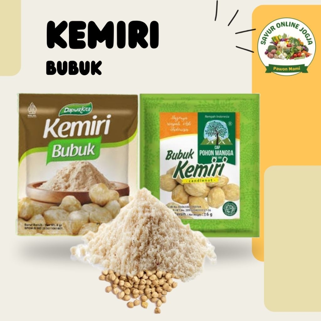 

Kemiri bubuk sachet - PAWON MAMI SAYUR ONLINE JOGJA