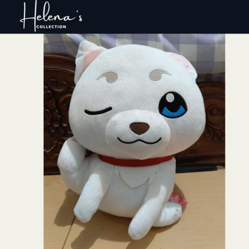 Sadaharu Boneka Gintama Dog Round Big Plush Banpresto