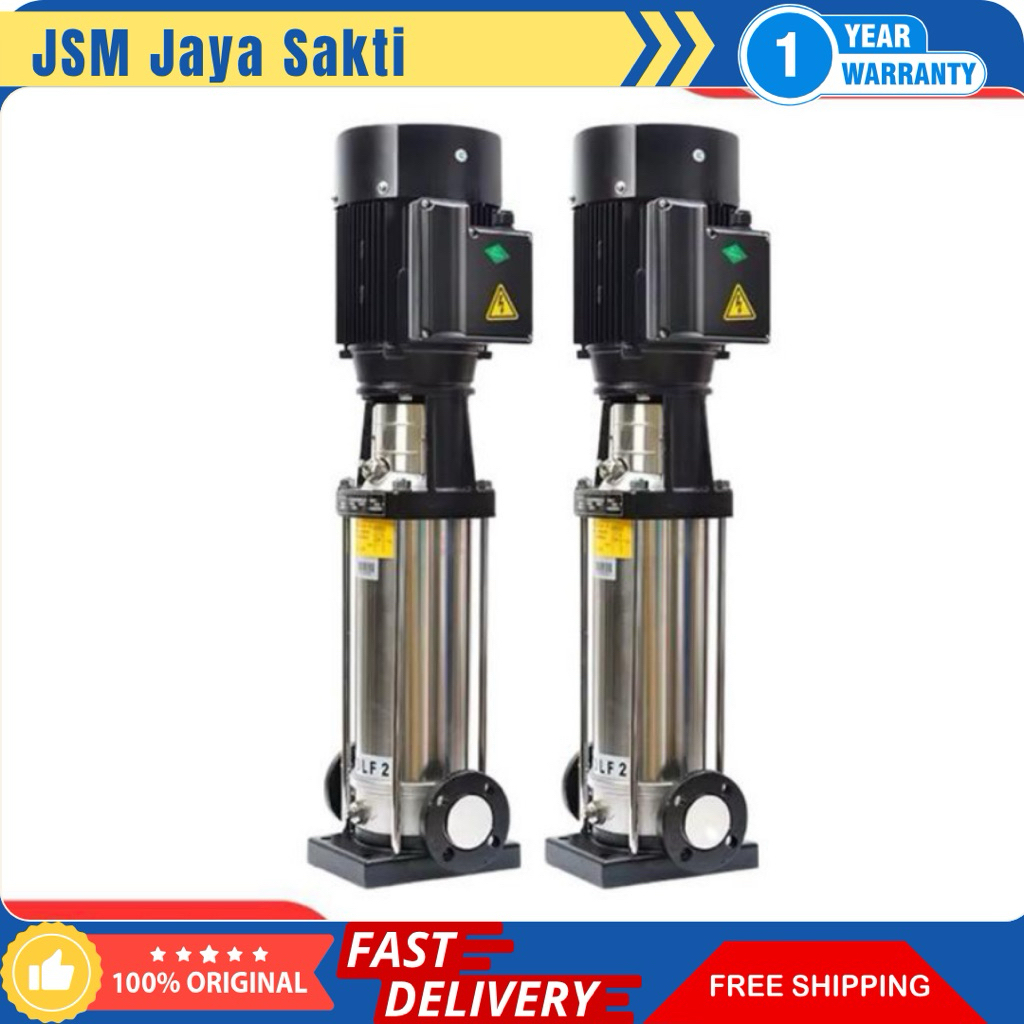 POMPA CNP CDLF 2-22 3PHASE 380V DRAT 11/4INCH CNP CDLF 2-22LBWS 3HP