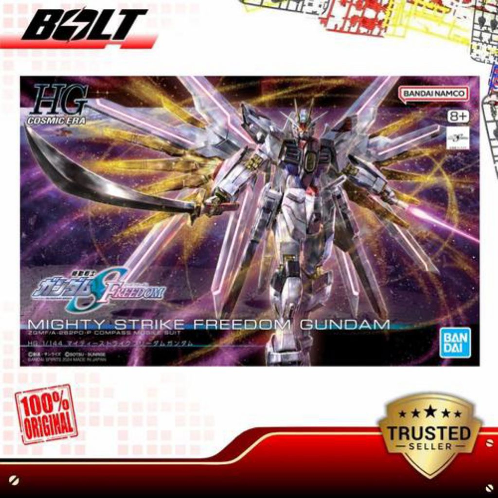 HGCE Mighty Strike Freedom Gundam HG Seed Freedom