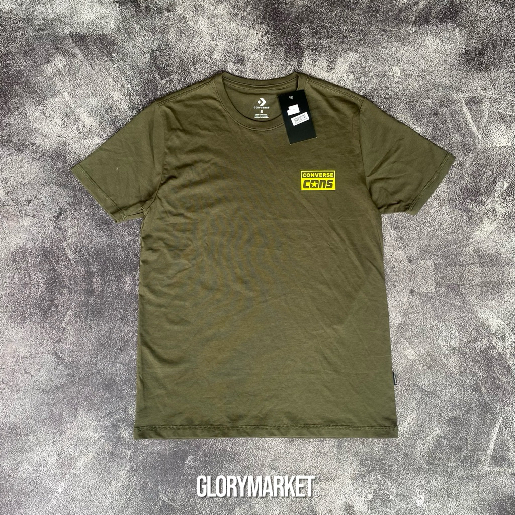 T-Shirt Converse Graphic Black New Type Original 100%