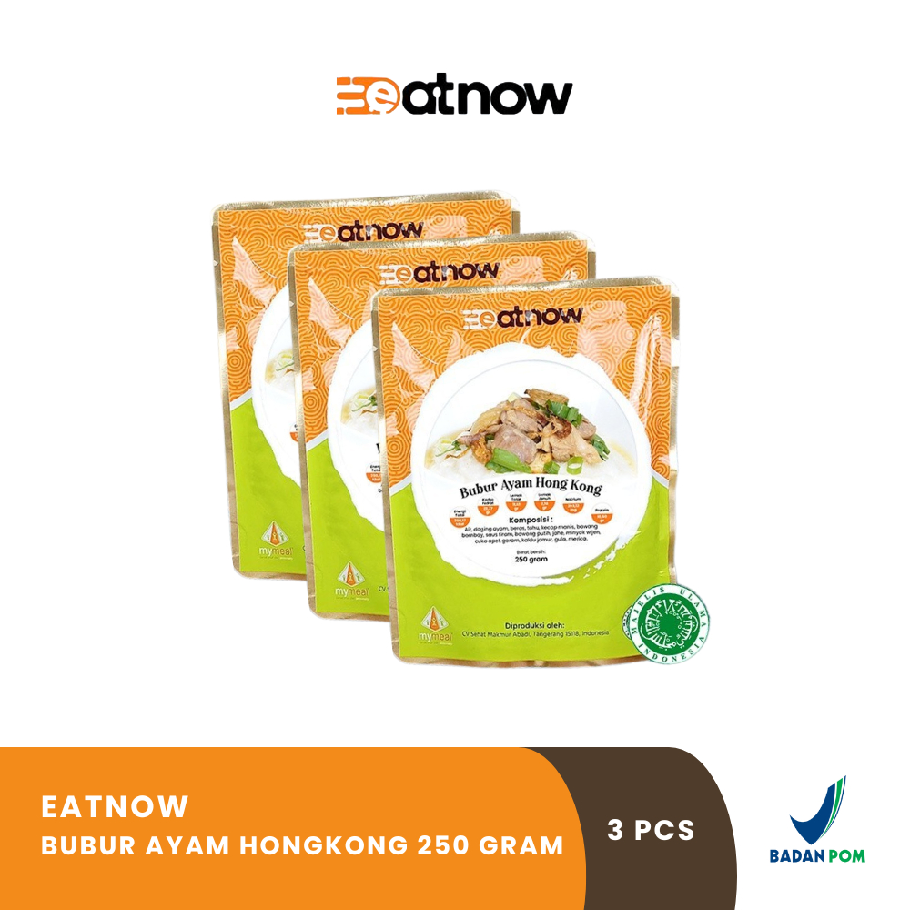

Eatnow - Bubur Ayam Hongkong 250Gram - 3Pcs