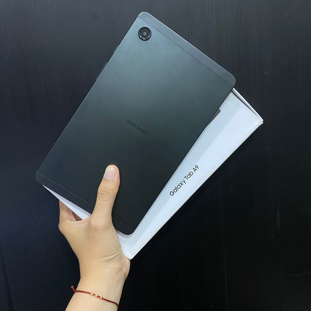 Samsung Tab A9 LTE 4/64 second bekas pakai normal fullset