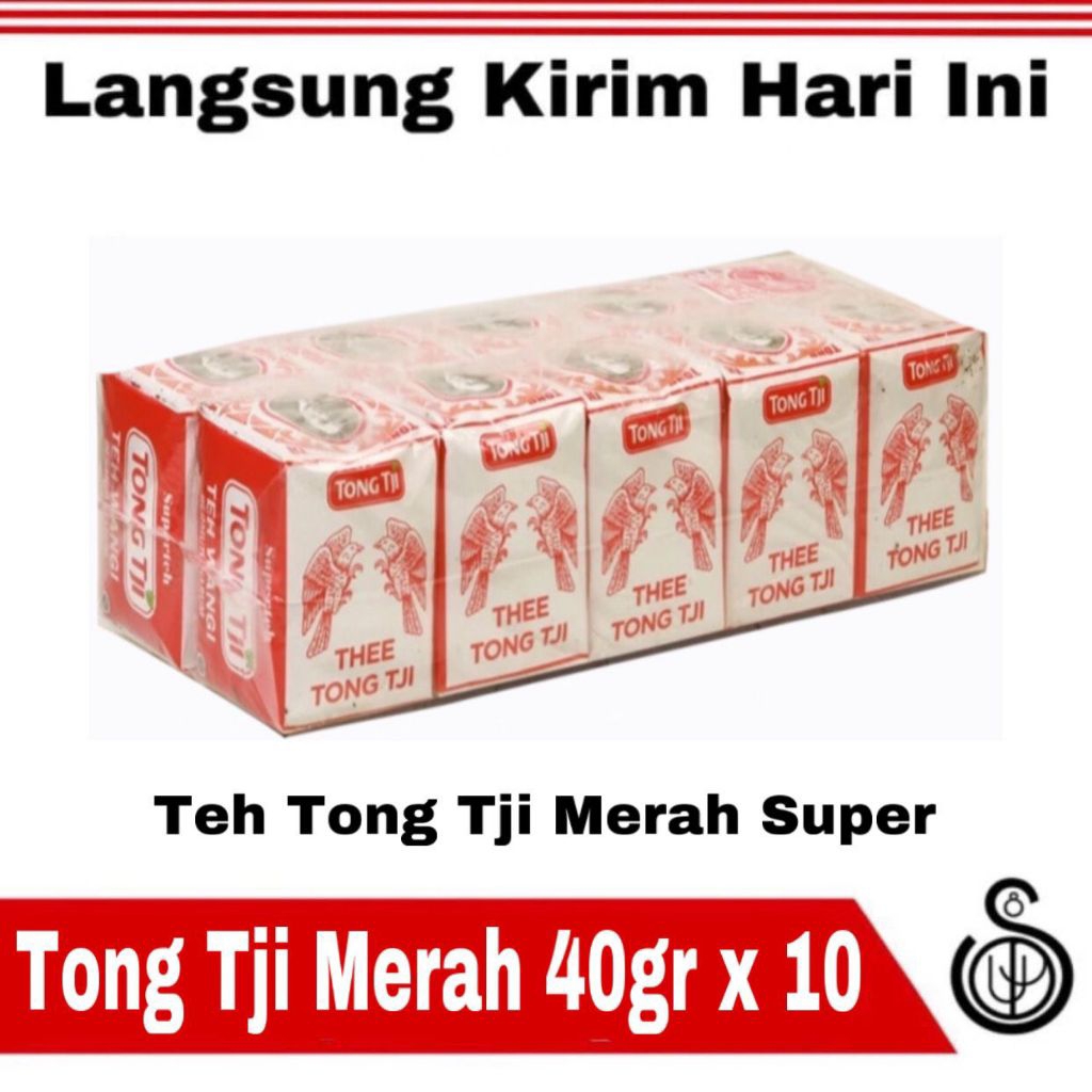 

Teh Tong Tji Merah 40gr isi 10 Bungkus Tong Ji Teh Tubruk Super