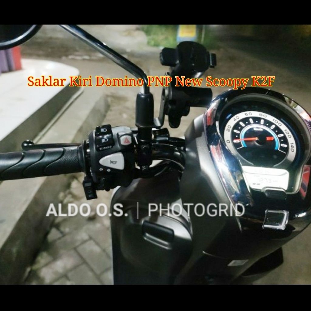 Saklar Kiri Domino Hazard & Passbeam PNP New Scoopy 2021 K2F