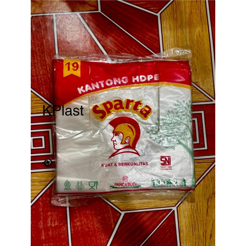 Kantong Plastik Bening Sparta Ukuran 19
